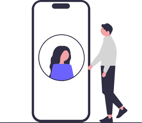 Illustrated avatar for an anonymous insurance customer