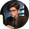 Illustrated avatar for an anonymous financial-services customer